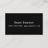 コンピュータ、ノートパソコン、PC修理名刺 名刺 (裏面)