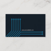 コンピュータ・ハードウェアの技術者の名刺 名刺 (裏面)