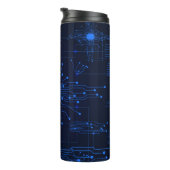 コンピュータ・プログラマー技術回路基板 タンブラー (回転右)