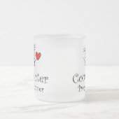 コンピュータ・プログラマー フロストグラスマグカップ (中央)