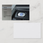 コンピュータ/ラップトップ-技術者 名刺 (正面/裏面)