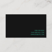 コンピュータ、ラップトップ、PC、修理、名刺 名刺 (裏面)