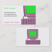 コンピュータ 名刺 (正面/裏面)