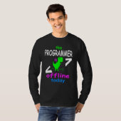 コンピュータNの今日のコンピュータプログラマデザイン Tシャツ (正面フル)