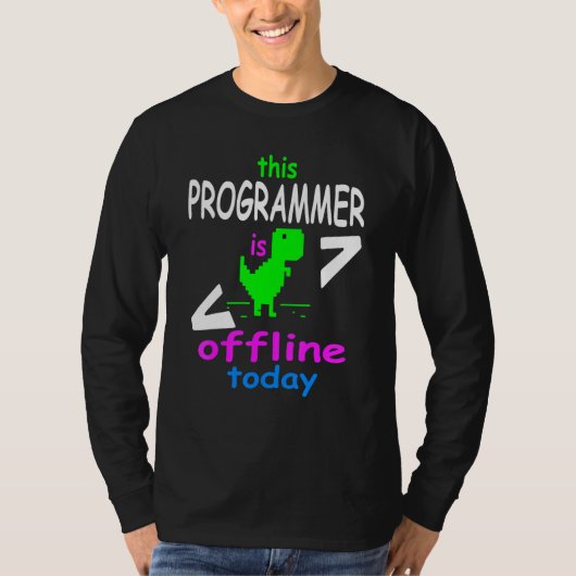 コンピュータNの今日のコンピュータプログラマデザイン Tシャツ (正面)