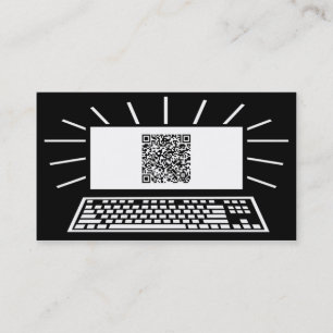 コンピュータqrコード 名刺
