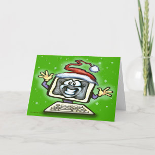 コンピュータSanta シーズンカード