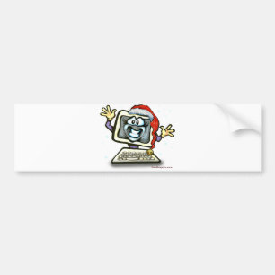 コンピュータSanta バンパーステッカー