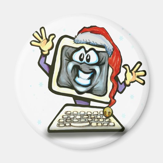 コンピュータSanta マグネット (正面)