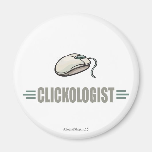 コンピユーモアのあるュータ マグネット (正面)