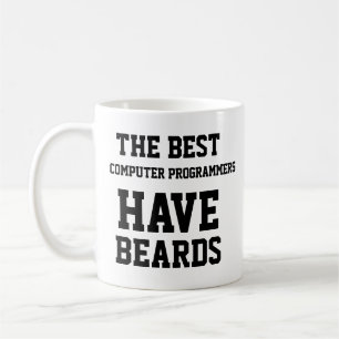 コンピ最高のュータプログラマはBeardsを持っている コーヒーマグカップ