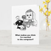 コンピ結婚したュータに？カード カード (黄色い花)