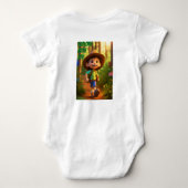 コンフィ&かわいい洋服エッセンシャル ベビーボディスーツ (裏面)