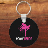 コンフェダンス – かわいいダンスとダンスのギフトforダンサー キーホルダー (正面)