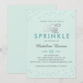 コンフェッティベイビーシャワーの招待状 招待状 (正面/裏面)