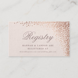 コンフェッティーフォイル 偽フォイル 結婚登録カード エンクロージャーカード