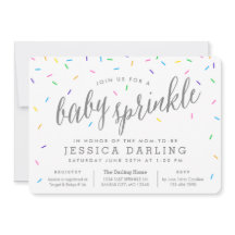 コンフェッティ スプリンクル ベイビー スプリンクル インビテーション