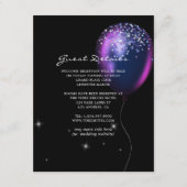 コンフェッティ バルーン 結婚式 ゲスト 詳細 エンクロージャーカード (正面)