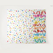 コンフェッティ フォト 背景 タペストリー (正面(横))