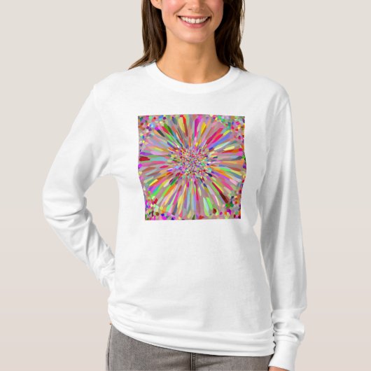 コンフェッティ フラワー サマー Tシャツ (正面)