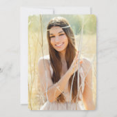 コンフェッティ | 卒業パーティー招待状 招待状 (裏面)