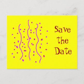 コンフェッティ, 案内ポストカード