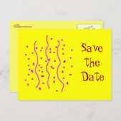 コンフェッティ, 案内ポストカード (正面/裏面)