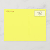 コンフェッティ, 案内ポストカード (裏面)