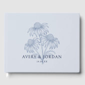 コンフエレガントロワーボタニカルダスティブルー結婚ズ ゲストブック (正面)