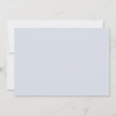 コンフエレガントロワーボタニカルダスティブルー結婚ズ 招待状 (裏面)