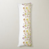 コンフォレガールフローラ植物芸術水彩画 ボディピロー (裏面 (縦))