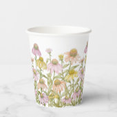 コンフォローウォータカラーボタニカルアート紙カップ 紙コップ (裏面)