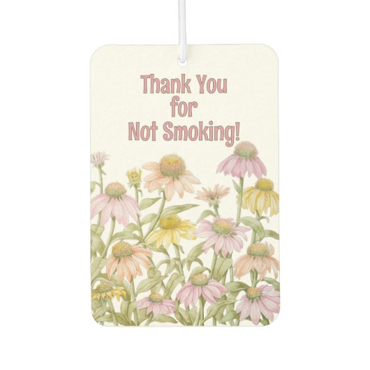 コンフォローボタニカルウォーターパーソナライズされたアート カーエアーフレッシュナー (正面)