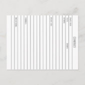 コンフリマテリアメディカハーブ勉強植物カード ポストカード (裏面)