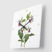 コンフリー。 スクエア壁時計 (傾斜)