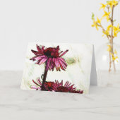 コンフロアーアート カード (黄色い花)