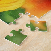 コンフロアーブライトワイルドフラワーウォータースタイルアート ジグソーパズル (側面)