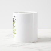 コンブの森にいるオルカクジラ ジャンボコーヒーマグカップ (正面)