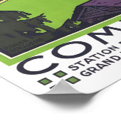 コンブルックスフランスヴィンテージ旅行 ポスター (角)