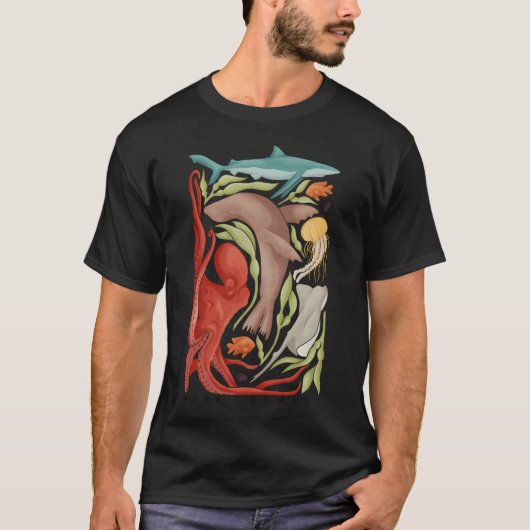 コンブ林 Tシャツ (正面)
