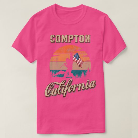 コンプトンカリフォルニア Tシャツ (デザイン正面)
