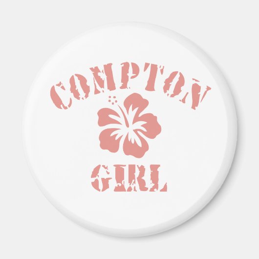 コンプトンピンクガール マグネット (正面)