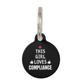 コンプライアンスが大好き可愛いギフトforリスク ペット　ネームタグ