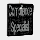 コンプライアンスのスペシャリストの並外 セラミックオーナメント (右)