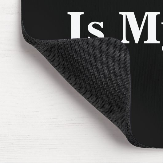 コンプライアンスは私の人生だ。深遠なビジネス引用文 マウスパッド (コーナー)