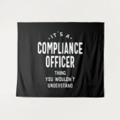 コンプライアンス担当者職種ギフト タペストリー (正面(横))
