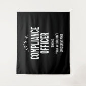 コンプライアンス担当者職種ギフト タペストリー (正面)