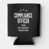 コンプライアンス担当者職種ギフト 缶クーラー (正面)