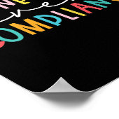 コンプライアンス自閉症の意識に関する健康つながり ポスター (角)