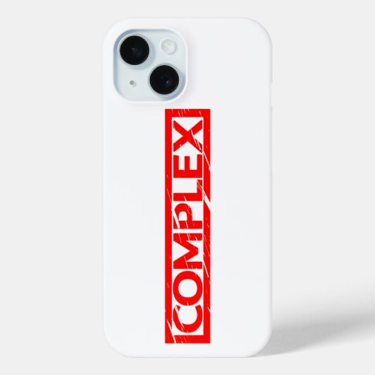 コンプレックススタンプ Case-Mate iPhoneケース (裏面)